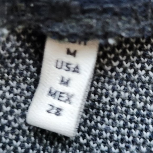 ZARA casual pants , size M ( 28), army green and dark navy blue color. - Picture 10 of 11